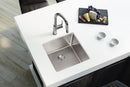 Elkay Lustertone Iconix kitchen sink, Luminous Satin ELUHH1616TPD
