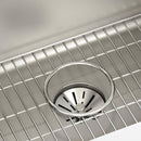 Elkay Lustertone Iconix 16 Gauge Stainless Steel 23-1/2" x 18-1/4" x 9" Single Bowl Undermount Sink Kit with Perfect Drain ELUHH2115TPDBG