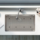 Elkay Lustertone Iconix 16 Gauge Stainless Steel 32-1/2 x 19-1/2" x 9" Single Bowl Undermount Sink Kit with Perfect Drain ELUHH3017TPDBG
