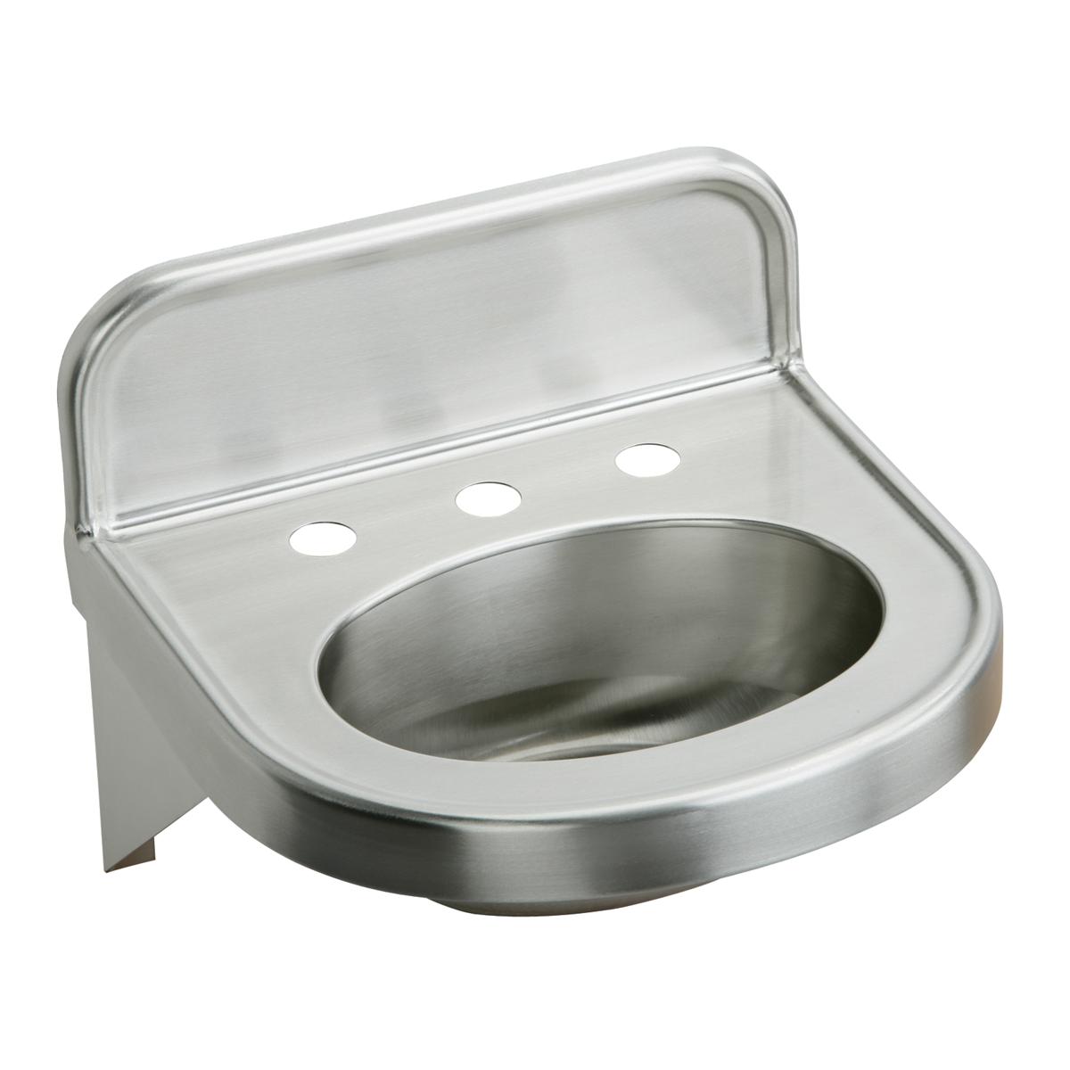 Elkay Stainless Steel 18" x 17-1/16" x 5-9/16", Wall Hung Lavatory Sink ELV18173