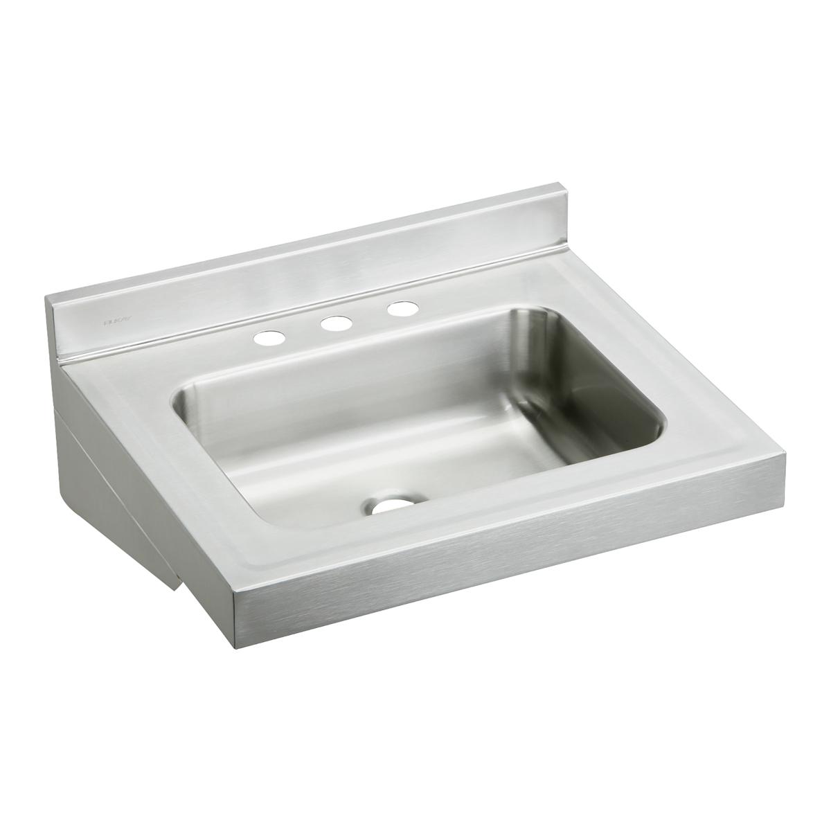 Elkay Stainless Steel 22" x 19" x 5-1/2", Wall Hung Lavatory Sink ELV22193