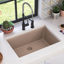 Elkay Quartz Luxe 33" x 18-7/16" x 9-7/16" Single Bowl Undermount Sink Sandstone ELXRU13322SN0