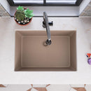 Elkay Quartz Luxe 33" x 18-7/16" x 9-7/16" Single Bowl Undermount Sink Sandstone ELXRU13322SN0