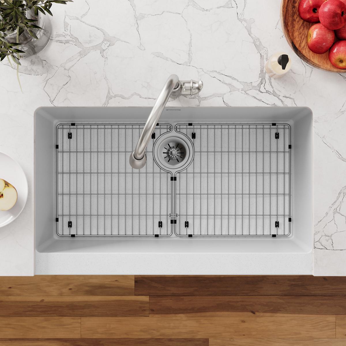 Elkay Stainless Steel 14-7/16" x 29-15/16" x 1-1/4" Bottom Grid LKOBG3014SS