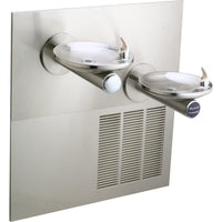 Elkay SwirlFlo Fountain Bi-Level ADA Hands-Free Non-Filtered Refrigerated, Stainless ENOBM28K