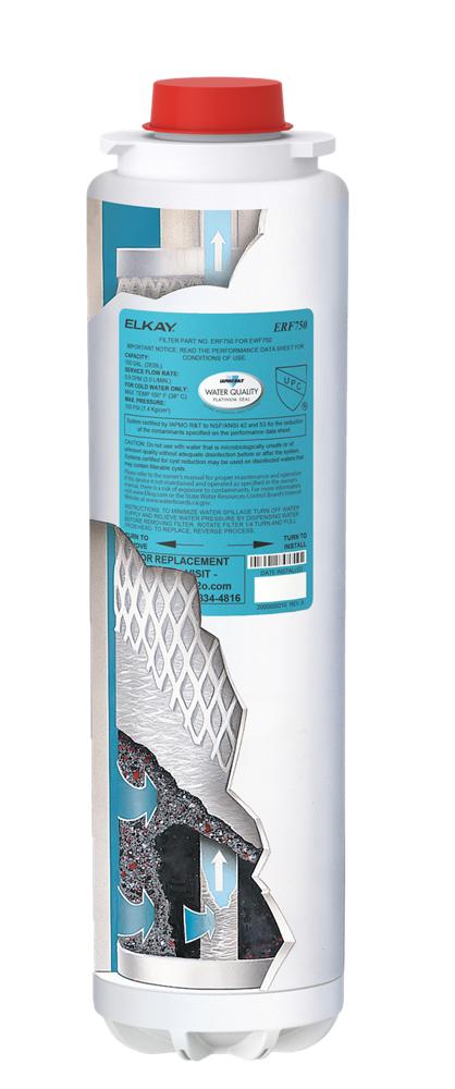 Elkay ERF750 Replacement Filter Cartridge, 750 Gal