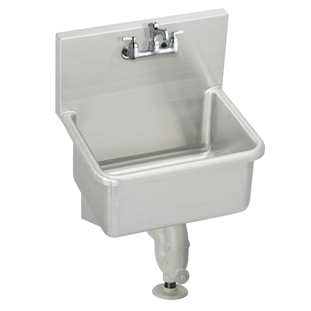 Elkay Stainless Steel 23" x 18-1/2" x 12, Wall Hung Service Sink Kit ESSB2319C