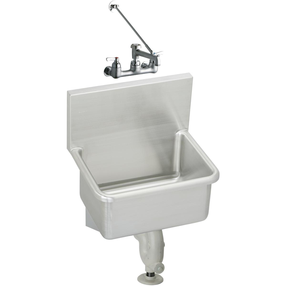 Elkay Stainless Steel 23" x 18-1/2" x 12, Wall Hung Service Sink Kit ESSW2319C