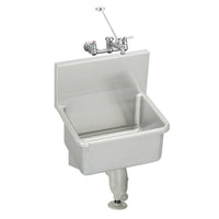 Elkay Stainless Steel 25" x 19-1/2" x 12, Wall Hung Service Sink Kit ESSW2520C