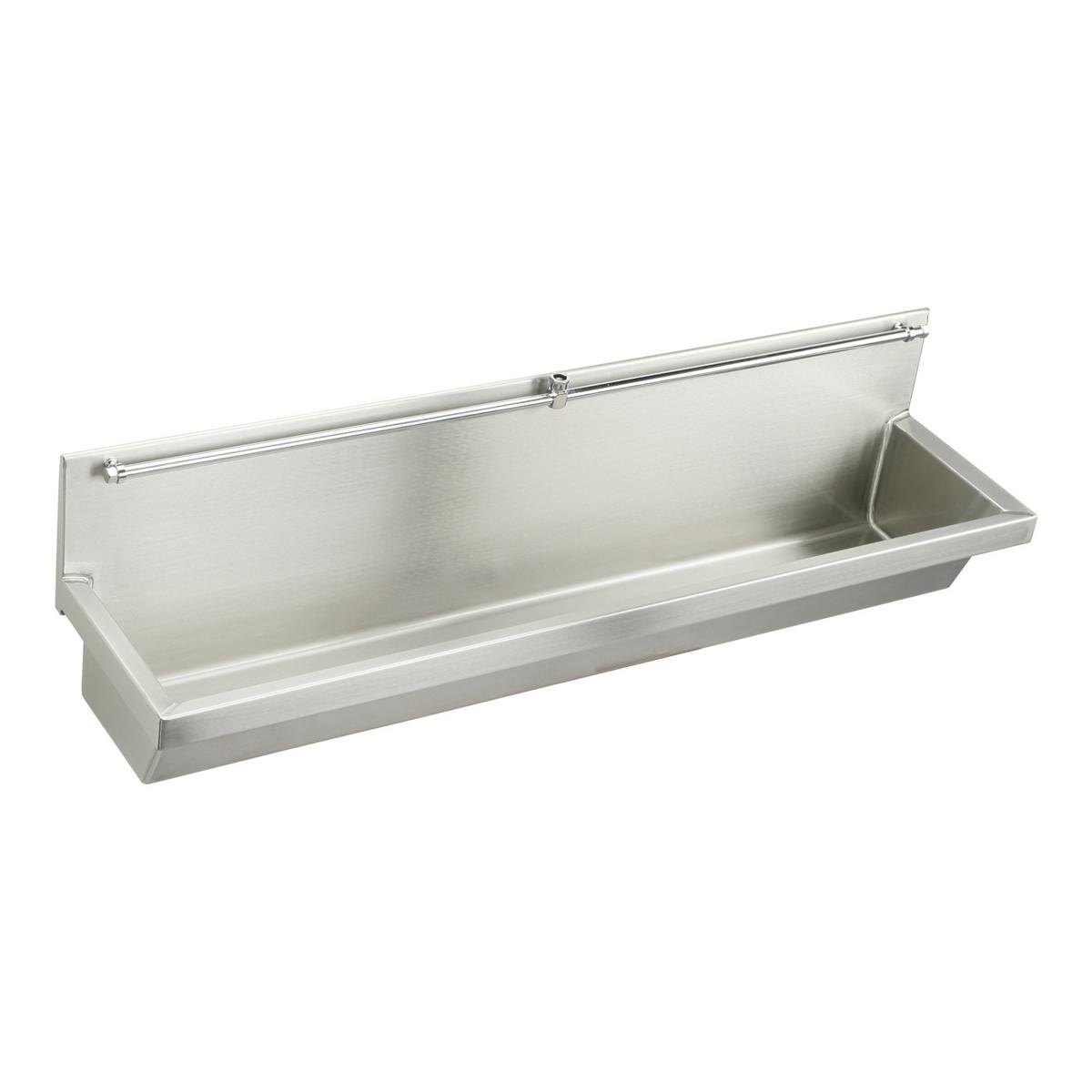 Elkay Stainless Steel 48" x 14" x 8", Wall Hung Multiple Station Urinal Kit EU4814C