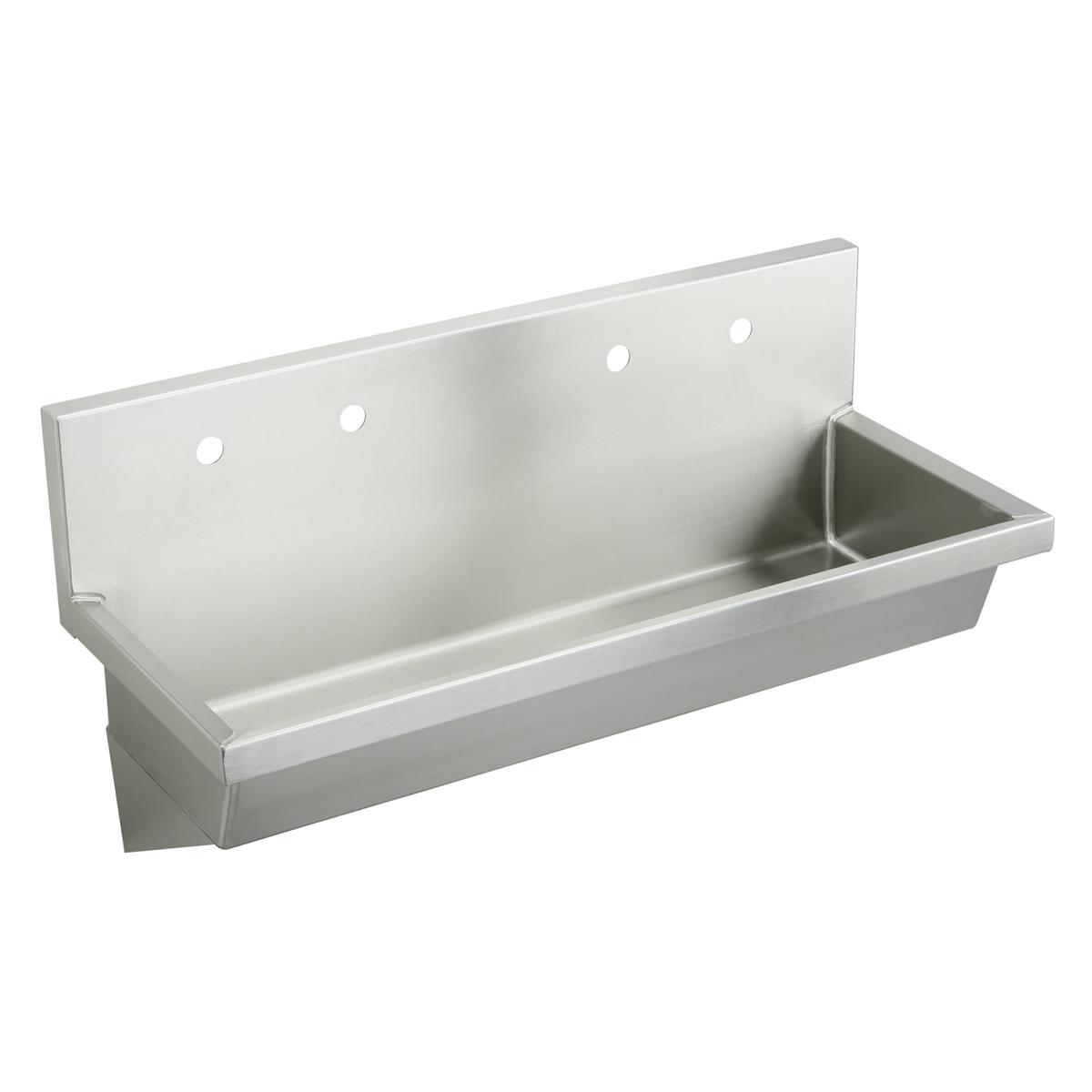 Elkay Stainless Steel 48" x 20" x 8", Wall Hung Multiple Station Hand Wash Sink EWMA48204