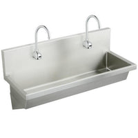 Elkay Stainless Steel 48" x 20" x 8", Wall Hung Multiple Station Hand Wash Sink Kit EWMA4820SACMC