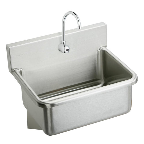 Elkay Stainless Steel 25" x 19.5" x 10-1/2", Wall Hung Single Bowl Hand Wash Sink Kit EWS2520SACC