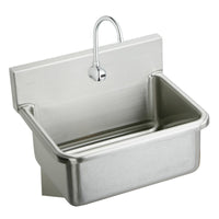 Elkay Stainless Steel 31" x 19.5" x 10-1/2", Wall Hung Single Bowl Hand Wash Sink Kit EWS3120SACTMC