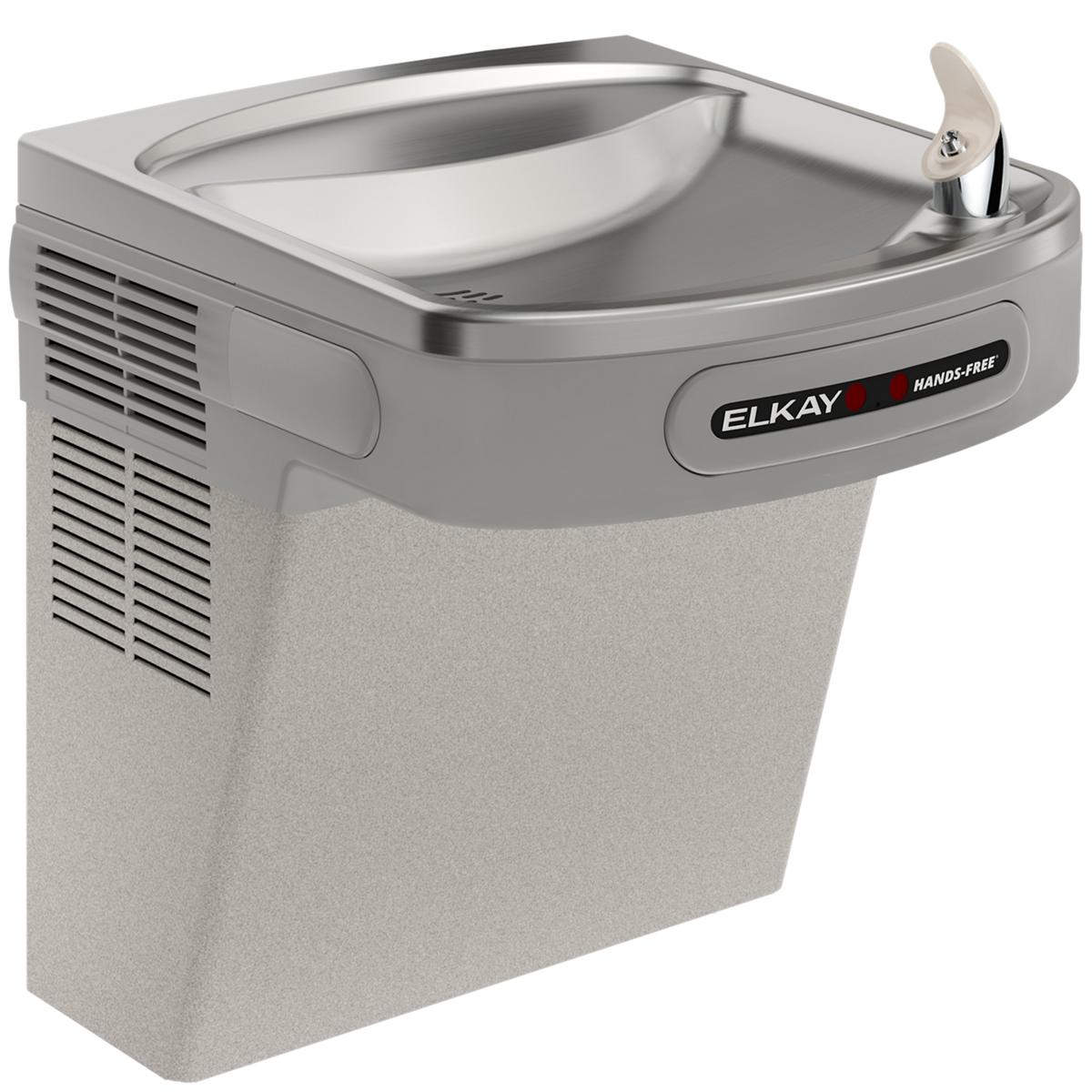 Elkay Cooler Wall Mount ADA Hands-Free Non-Filtered Refrigerated, Light Gray Granite EZO8L