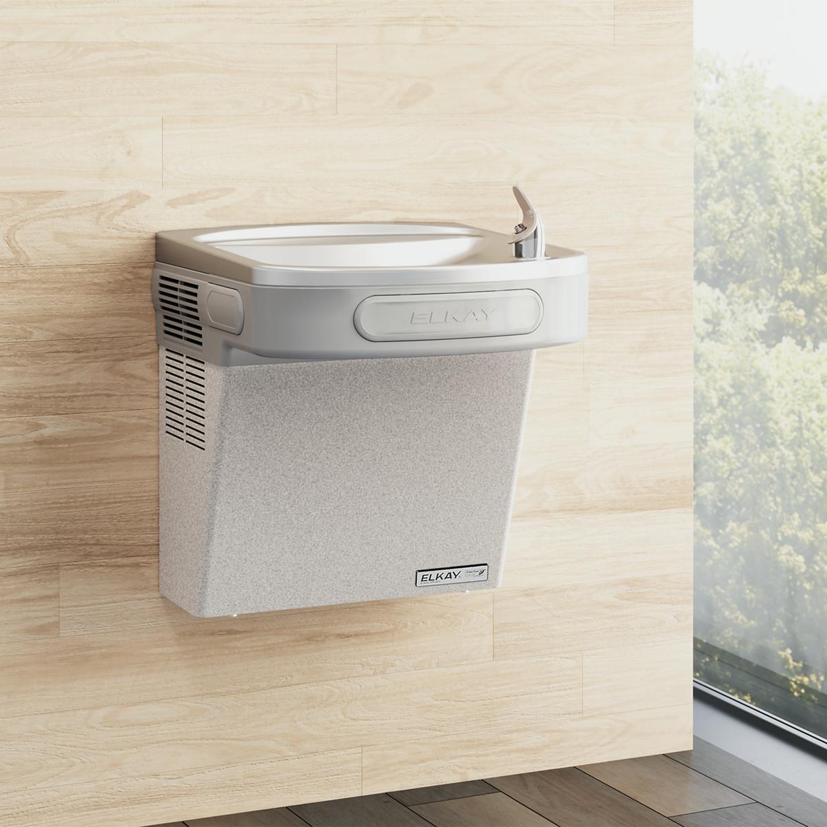 Elkay Cooler Wall Mount GreenSpec ADA Non-Filtered Refrigerated, Light Gray Granite EZSG8L