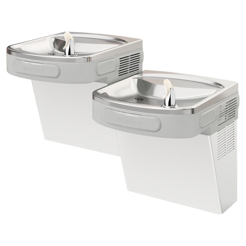 Elkay Versatile Wall Mount Bi-level ADA Cooler, Non-Filtered, 8.0 GPH, Stainless Steel EZSTL8SC