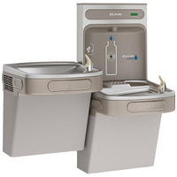 Elkay ezH2O Bottle Filling Station & Versatile Bi-Level ADA Cooler Non- Filtered Refrigerated Light EZSTL8WSLK
