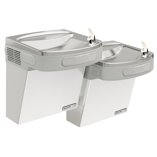Elkay Versatile Cooler Wall Mount Bi-Level GreenSpec ADA, Non-Filtered Refrigerated Stainless EZSTLG8SC