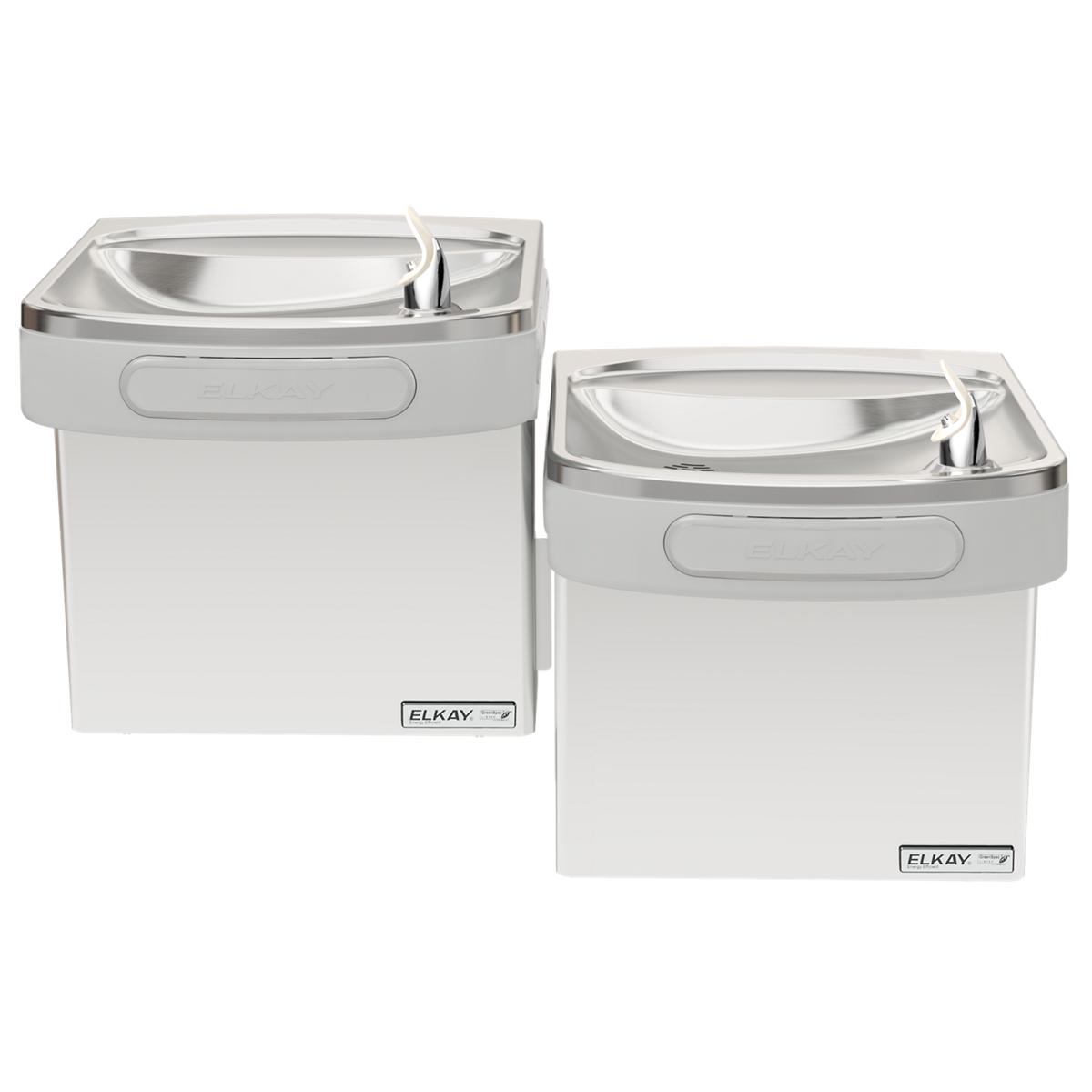 Elkay Versatile Cooler Wall Mount Bi-Level GreenSpec ADA, Non-Filtered Refrigerated Stainless EZSTLG8SC