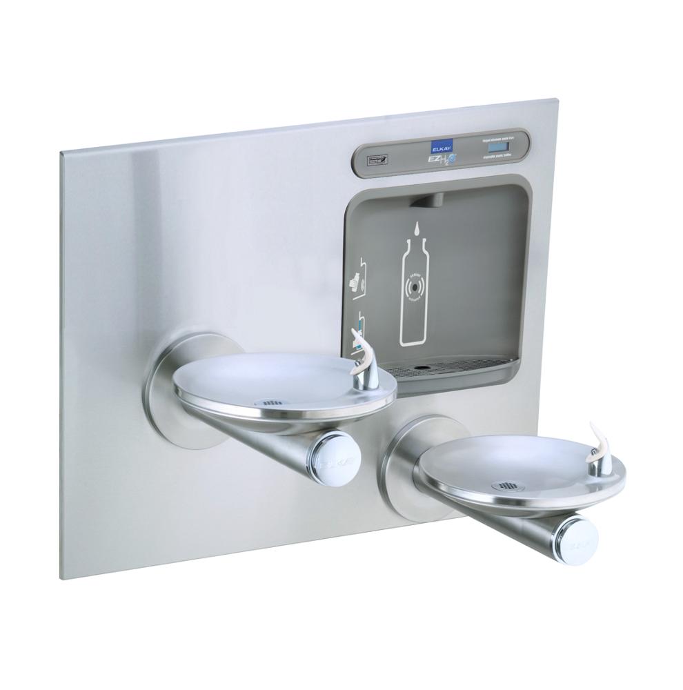 Elkay ezH2O Bottle Filling Station with Bi-Level Integral SwirlFlo Fountain, Non-Filtered EZWS-EDFPBM117K
