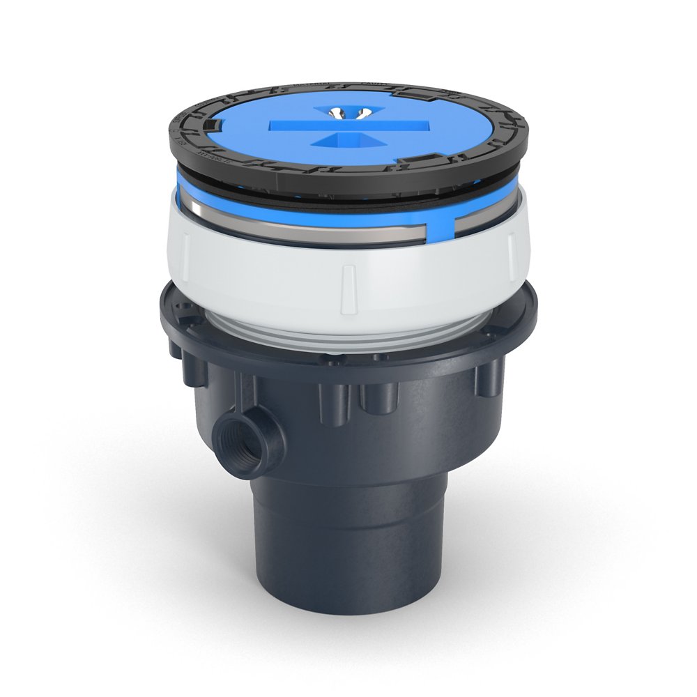 Zurn EZ-PV4-R6-SS Floor Drain, PVC, Solvent