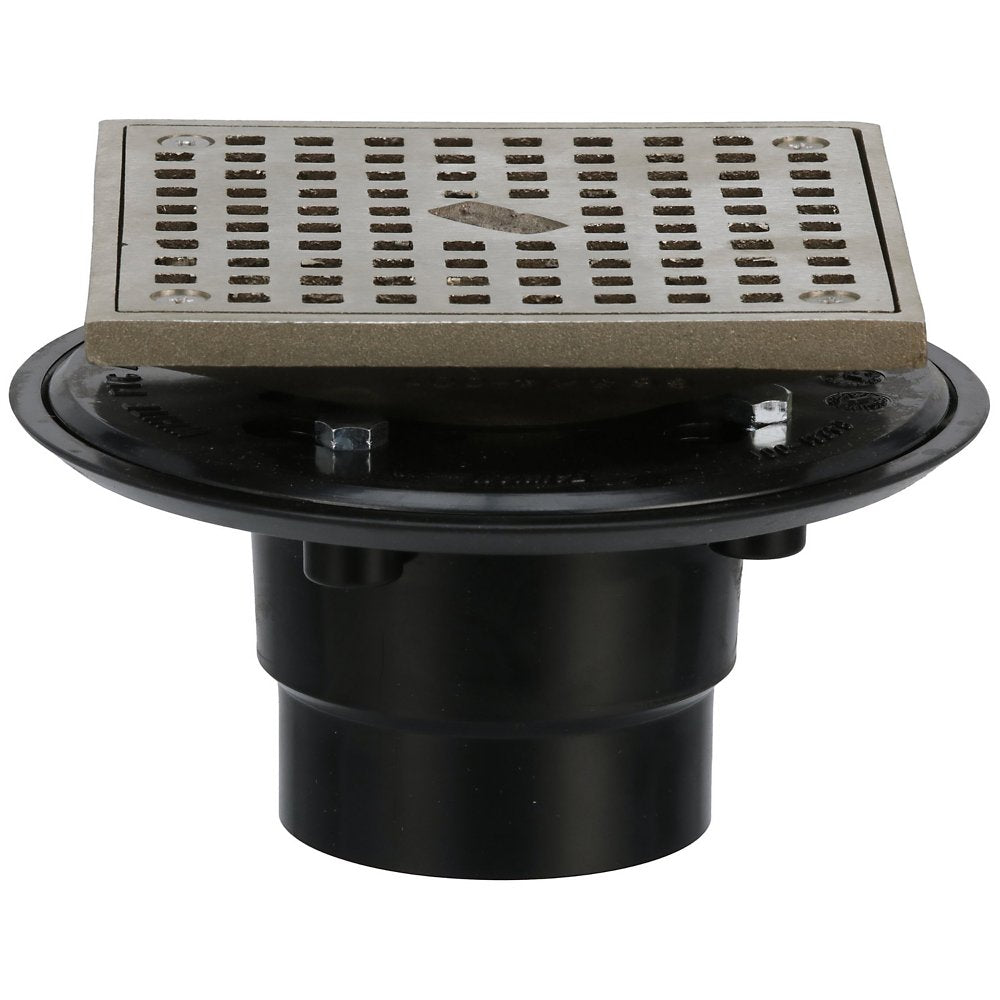 Zurn FD2254-IC2-S5 Floor Drain, ABS, Inside Caulk