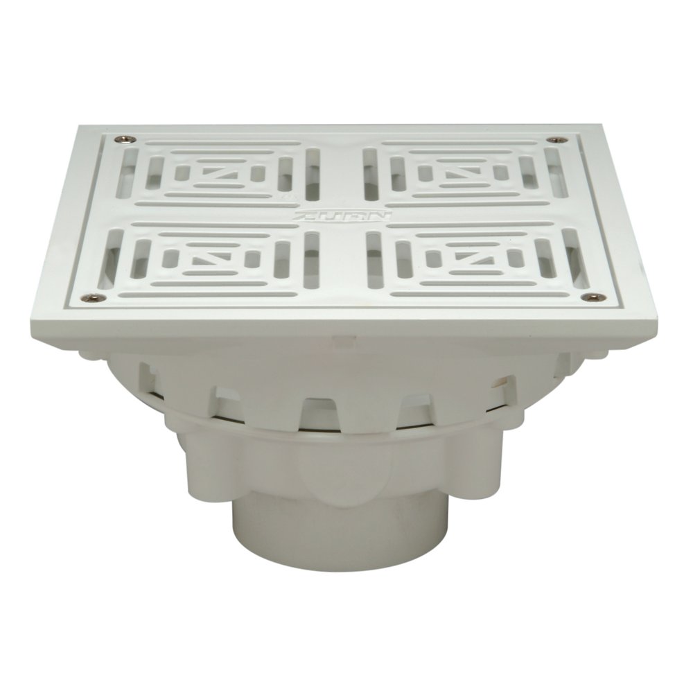 Zurn FD2283-PV4 Floor Drain, PVC, Solvent