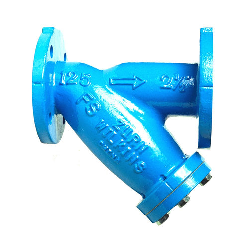 Zurn 8-FSC 8" Lead-Free Wye Strainer - Ductile Iron, Flanged