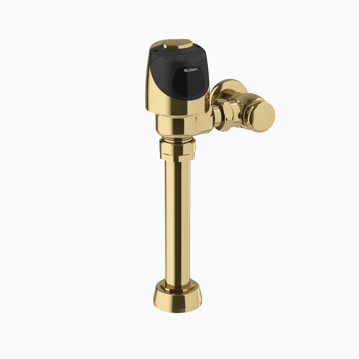 Sloan ECOS 8111 BT Exposed Battery-Powered Sensor Water Closet Flushometer (1.28 GPF), Polished Brass