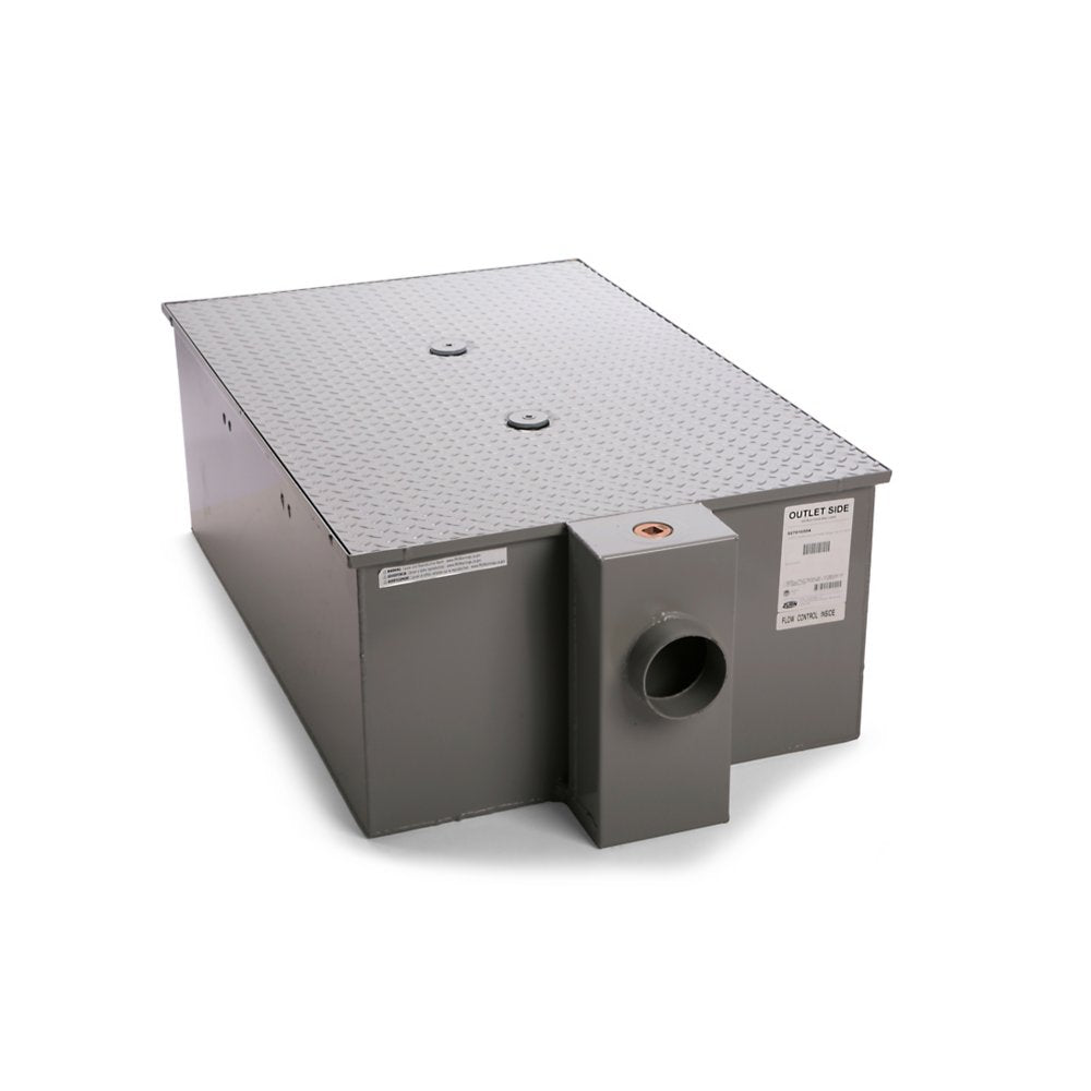 Zurn GT2701-50-4NH Low-Profile Grease Interceptor, No-Hub