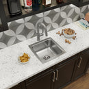 Elkay 18 Gauge Stainless Steel 17" x 17.5" x 7.625" Single Bowl Drop-in Kitchen Sink LFR1717