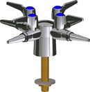 Chicago Faucets LGB1-11C-40 Natural Gas Laboratory Ball Valve, Deck-Mount