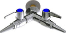 Chicago Faucets LGB1-11C-65 Natural Gas Laboratory Ball Valve, Wall-Mount