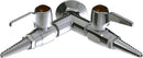 Chicago Faucets LGB1-11D-60 Nitrogen Laboratory Ball Valve, Wall-Mount