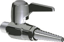 Chicago Faucets LGB1-11H Carbon Monoxide Laboratory Ball Valve, Panel-Mount