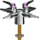 Chicago Faucets LGB1-11J-40 Propane Laboratory Ball Valve, Deck-Mount