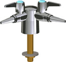Chicago Faucets LGB1-11L-20 Methane Laboratory Ball Valve, Deck-Mount