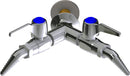 Chicago Faucets LGB1-21C-65 Natural Gas Laboratory Ball Valve, Wall-Mount