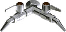 Chicago Faucets LGB1-21D-60 Nitrogen Laboratory Ball Valve, Wall-Mount