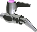 Chicago Faucets LGB1-21G Carbon Dioxide Laboratory Ball Valve, Panel-Mount
