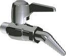 Chicago Faucets LGB1-21H Carbon Monoxide Laboratory Ball Valve, Panel-Mount