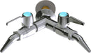 Chicago Faucets LGB1-21M-65 Specialty Gas Laboratory Ball Valve, Wall-Mount
