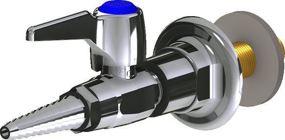 Chicago Faucets LGB1-31C-55 Natural Gas Laboratory Ball Valve, Wall-Mount