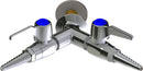 Chicago Faucets LGB1-31C-65 Natural Gas Laboratory Ball Valve, Wall-Mount