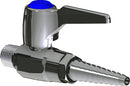 Chicago Faucets LGB1-31C Natural Gas Laboratory Ball Valve, Panel-Mount