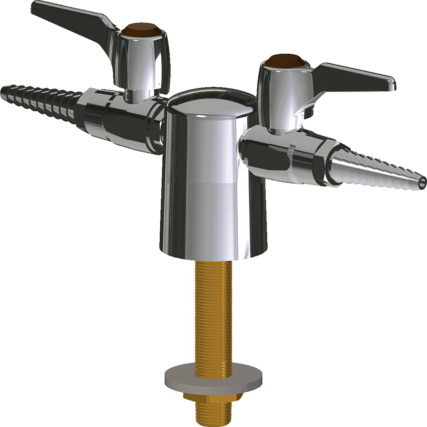 Chicago Faucets LGB1-31D-25 Nitrogen Laboratory Ball Valve, Deck-Mount