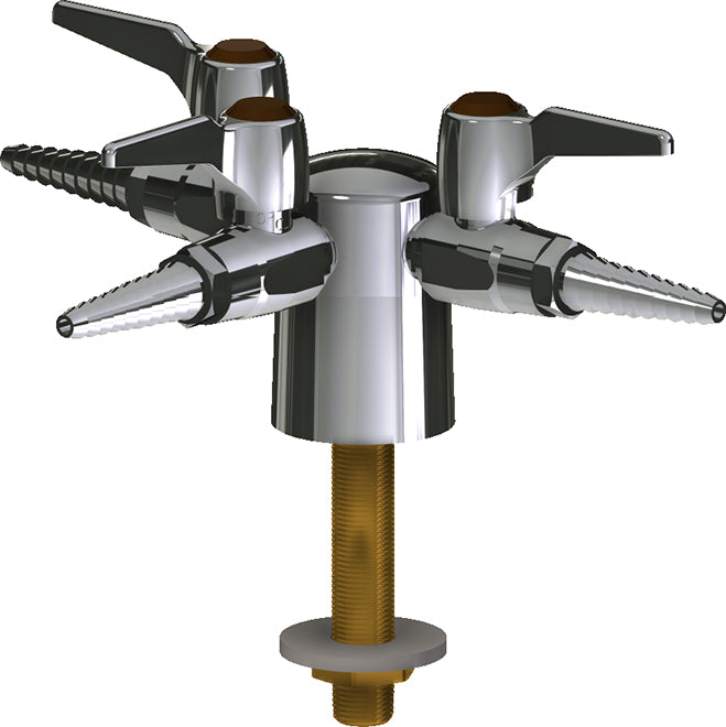 Chicago Faucets LGB1-31D-30 Nitrogen Laboratory Ball Valve, Deck-Mount