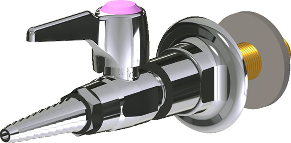 Chicago Faucets LGB1-31G-55 Carbon Dioxide Laboratory Ball Valve, Wall-Mount