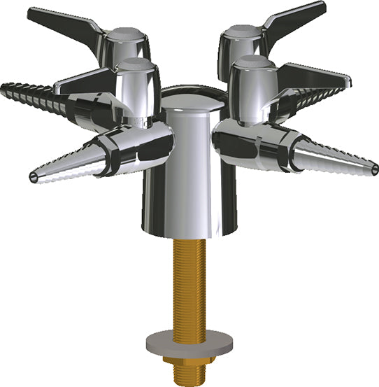 Chicago Faucets LGB1-31H-40 Carbon Monoxide Laboratory Ball Valve, Deck-Mount